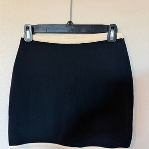 Classic Black and White Women's Skirt